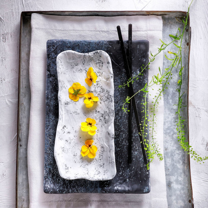 Schaal - kiezel - 27x11 cm