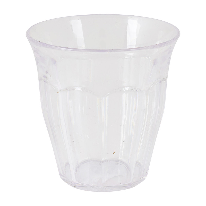 Beker met facetten - 25 cl - helder