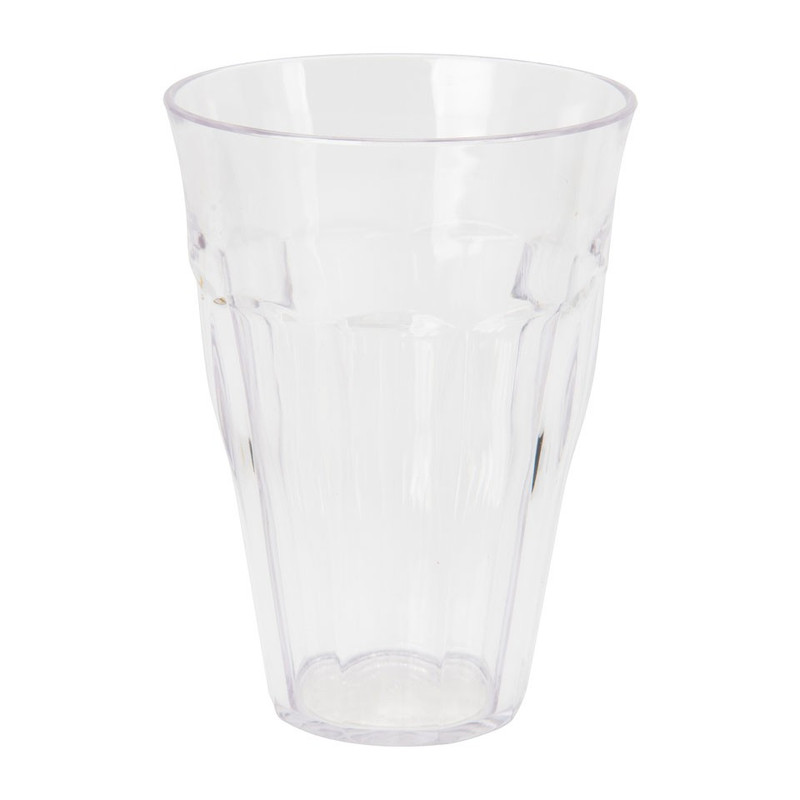 Beker met facetten - 35 cl - helder