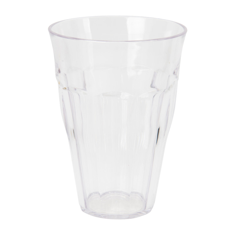 Beker met facetten - 35 cl - helder