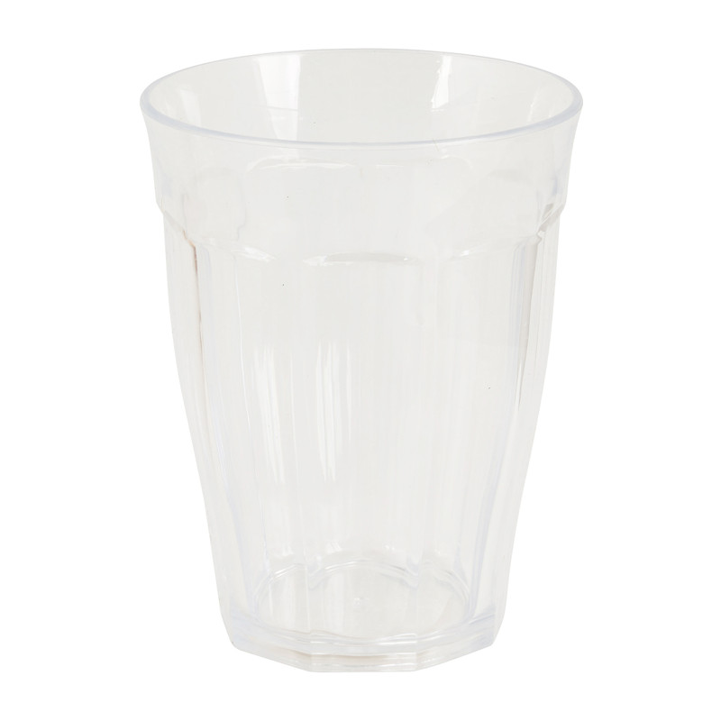 Beker met facetten - helder - 35 cl 