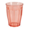 Beker met facetten - rood - 35 cl