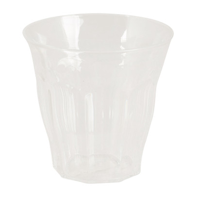 Beker met facetten - helder - 250 ml