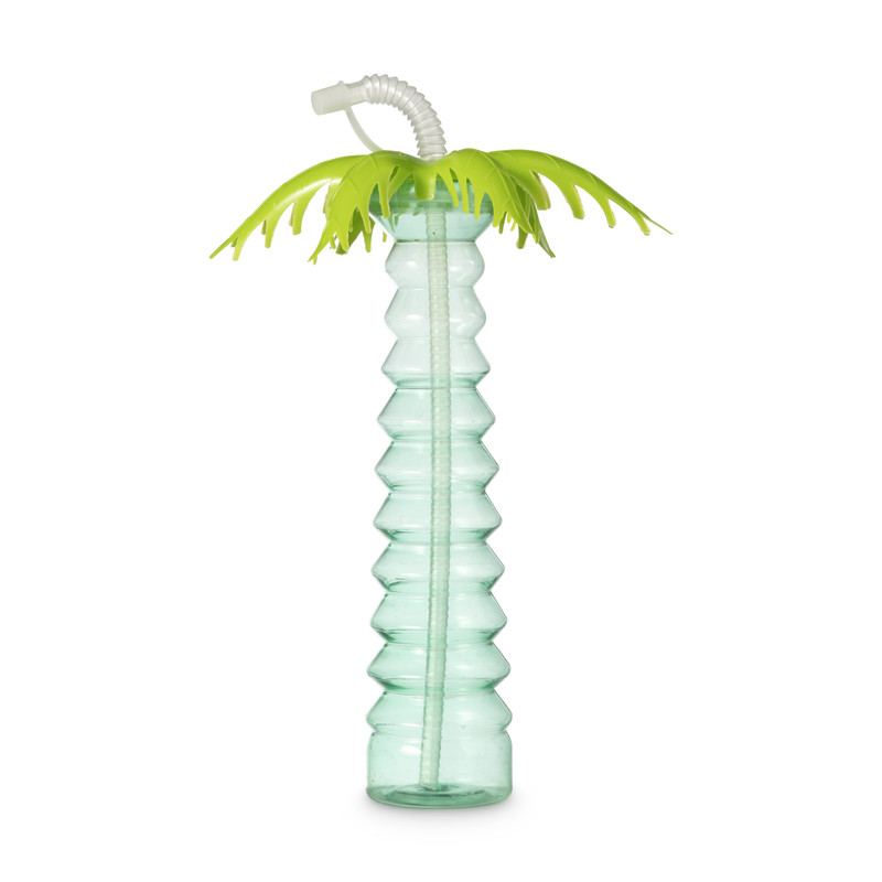 Drinkbeker palmboom - diverse kleuren - 500 ml