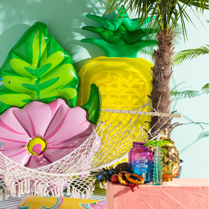 Drinkbeker palmboom - diverse kleuren - 500 ml