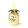 Drinkbeker ananas - goud