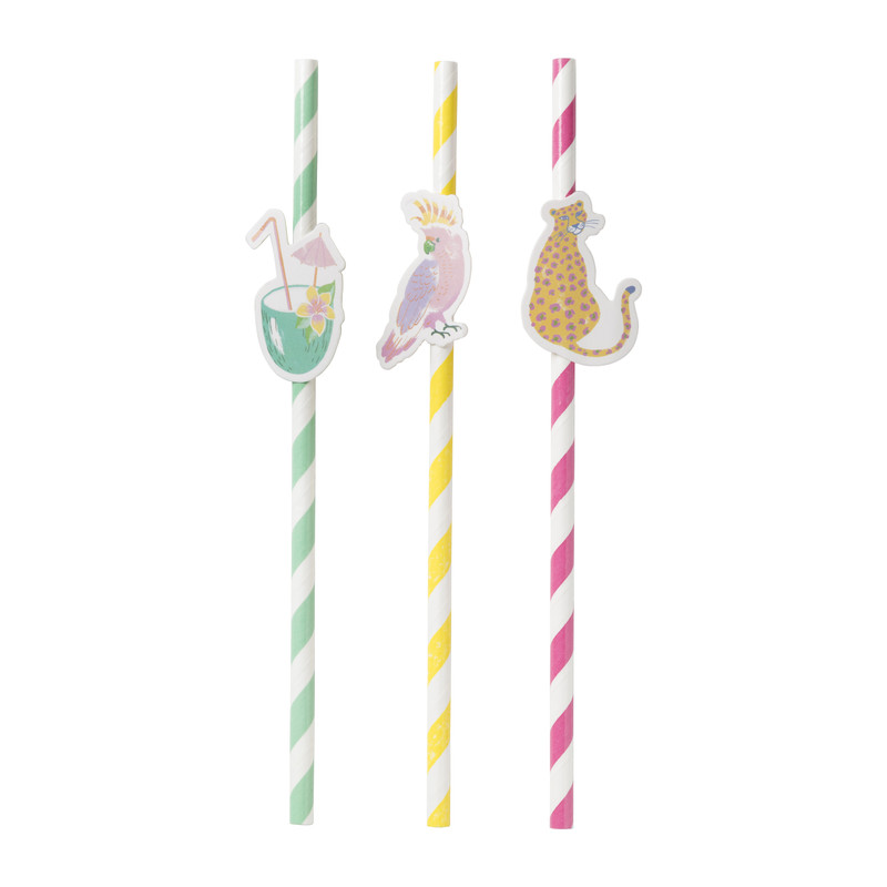 Rietjes - funky summer - set van 15