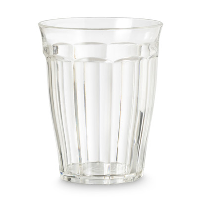 Beker met facetten - helder - 450 ml 