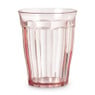 Beker met facetten - rood - 450 ml 