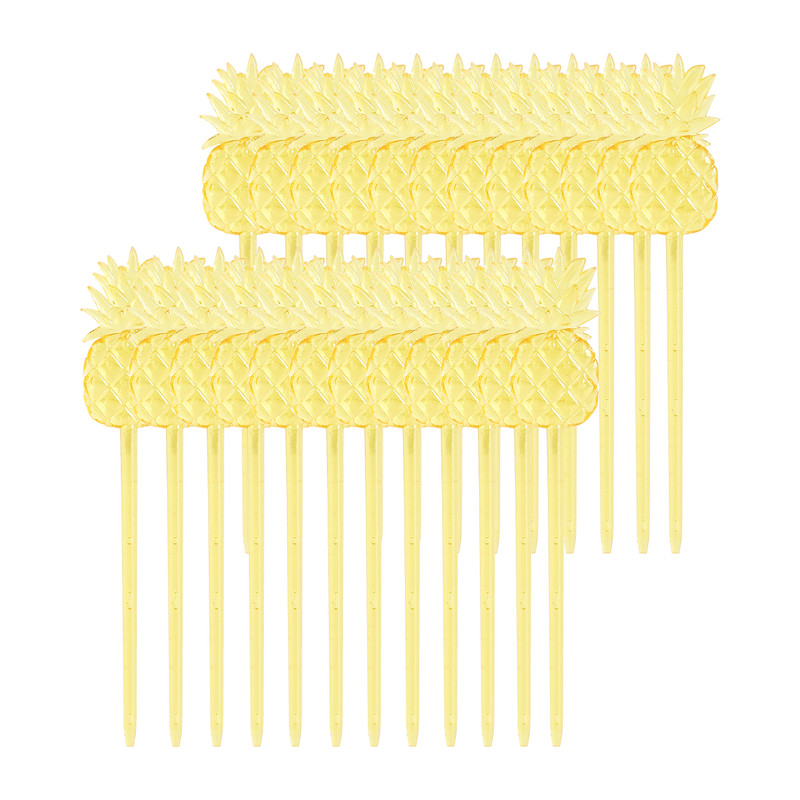 Cocktailprikkers ananas - 24 stuks