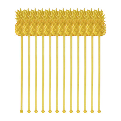 Cocktail roerstaafjes- ananas - set van 12