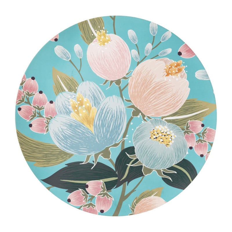 Placemat bloemen - diverse varianten - ø38 cm