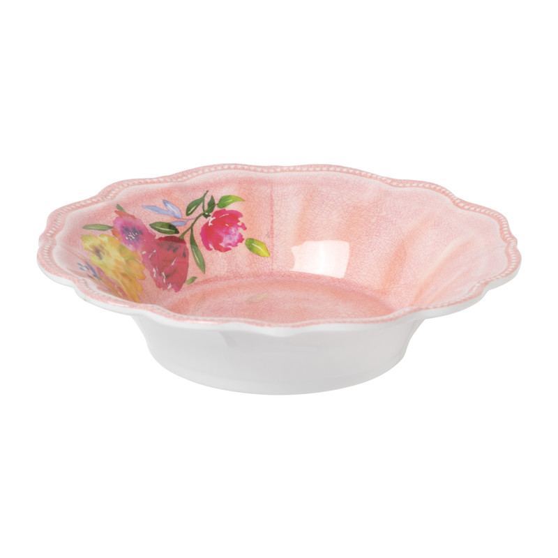 Diep bord flowers - diverse kleuren - ⌀21 cm 