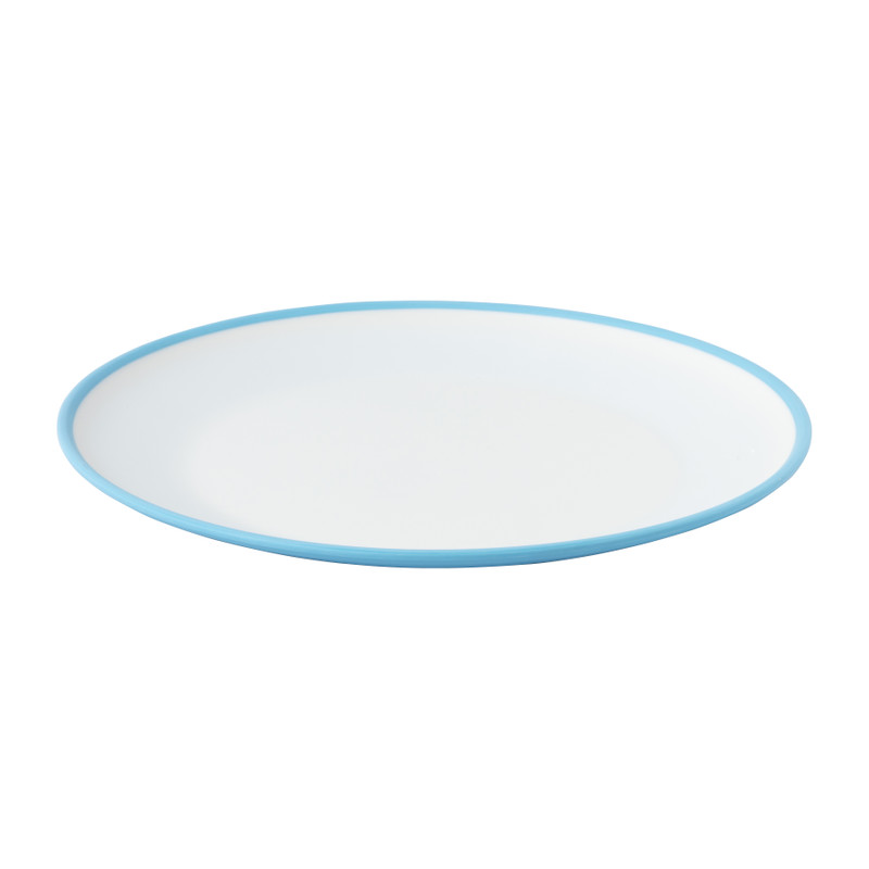 Dinerbord duotone - blauw - 28 cm