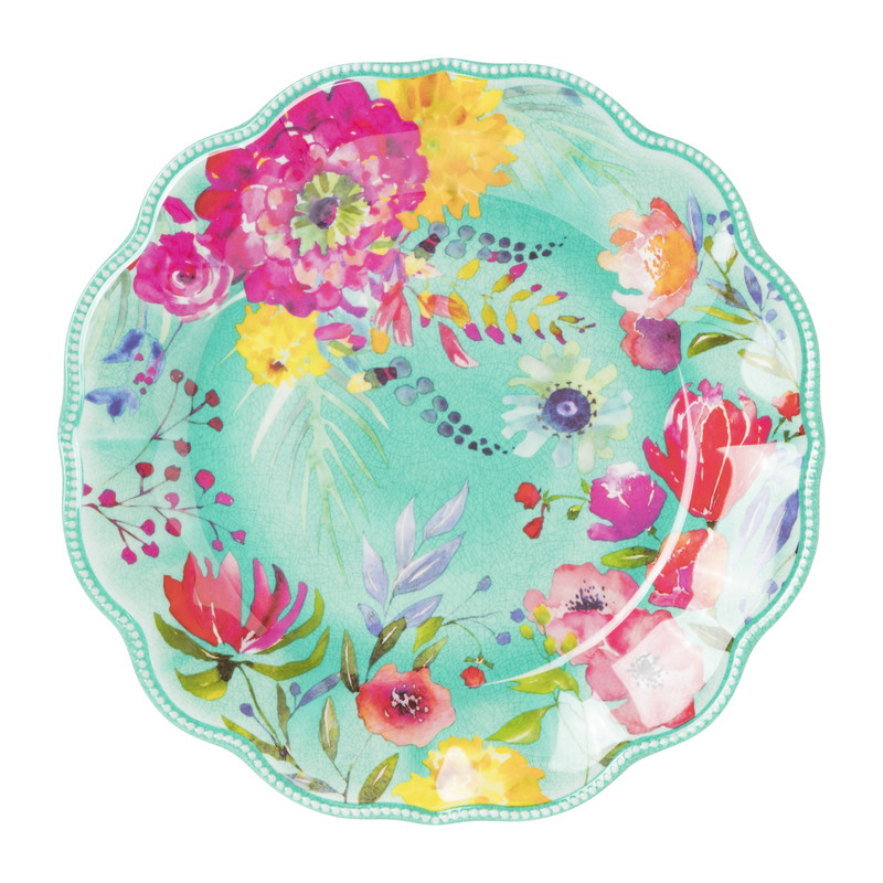 Ontbijtbord flowers - ⌀23 cm 