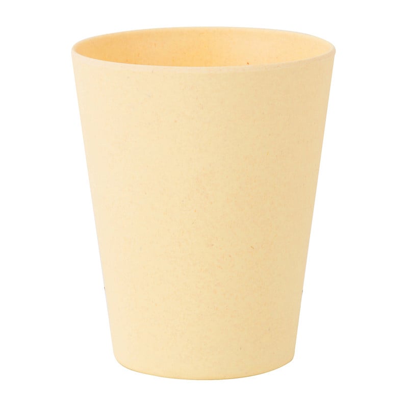 Beker bamboe - 25 cl - lichtgeel