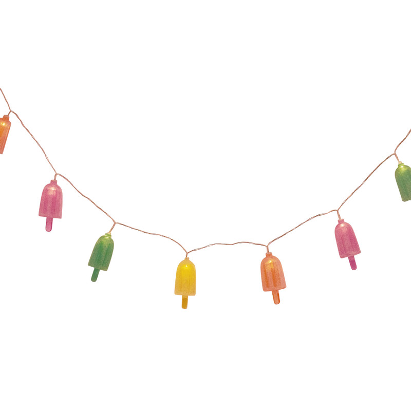 Ijsjes guirlande - multikleur - 10 lamps