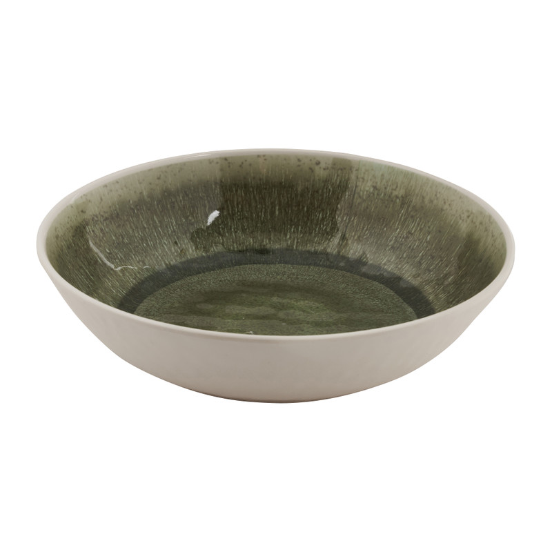 Diep bord Saar - groen - ⌀21x5 cm 