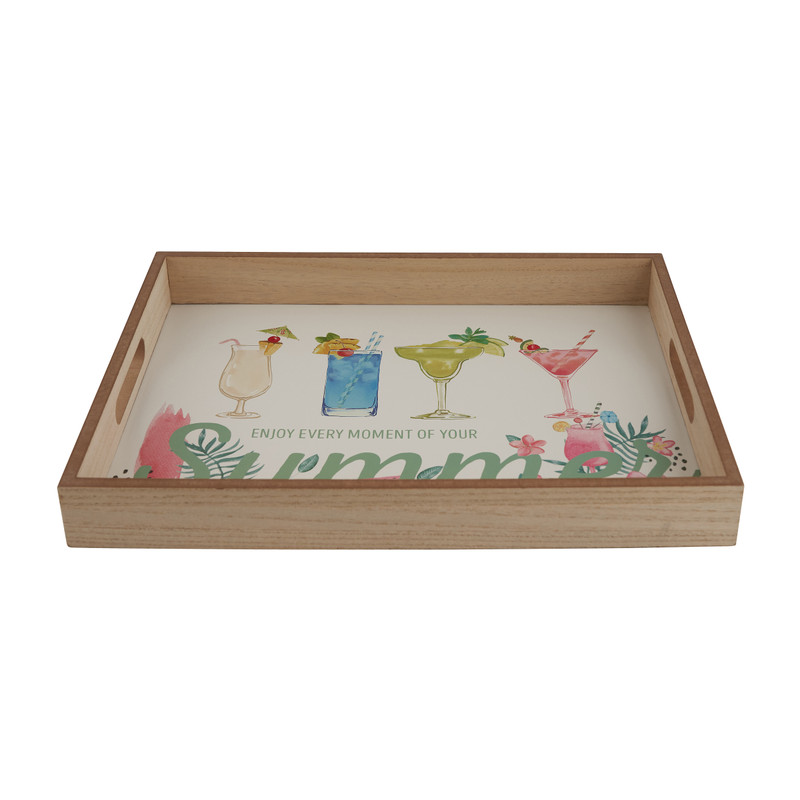 Dienblad summer - 40x30x4,5 cm