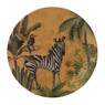 Bord bamboe - zebra - ⌀20 cm
