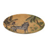 Bord bamboe - zebra - ⌀25 cm