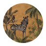 Bord bamboe - zebra - ⌀25 cm
