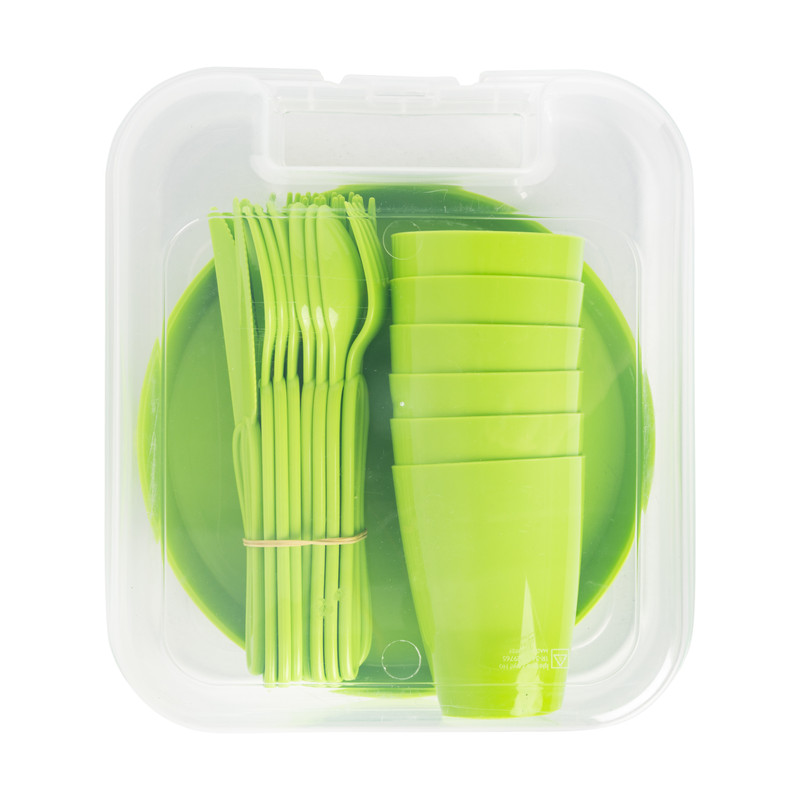 Picknickset 31-delig - diverse kleuren