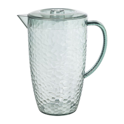 Schenkkan dots - groen - 14x9.2x23.8 cm