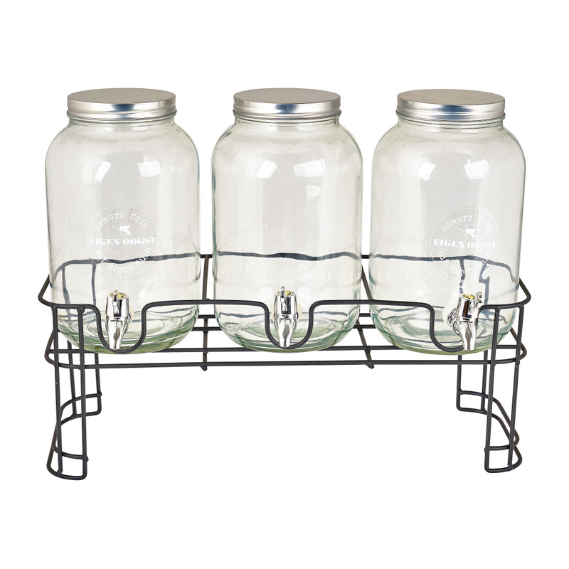 Rekjes voor 3 sapkannen