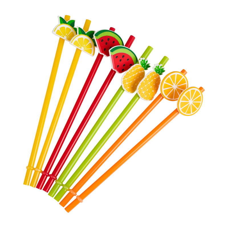 Rietjes Fruit - herbruikbaar - 8 stuks