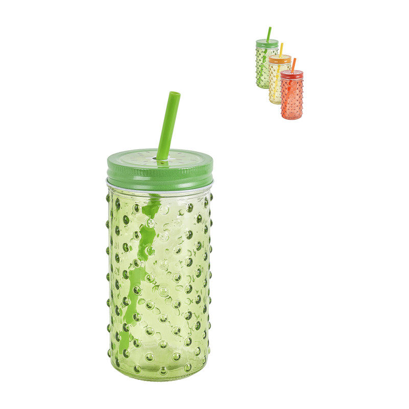 Drinkbeker fruitdeksel - diverse kleuren
