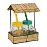 Rieten huisje - 2 drinkbekers