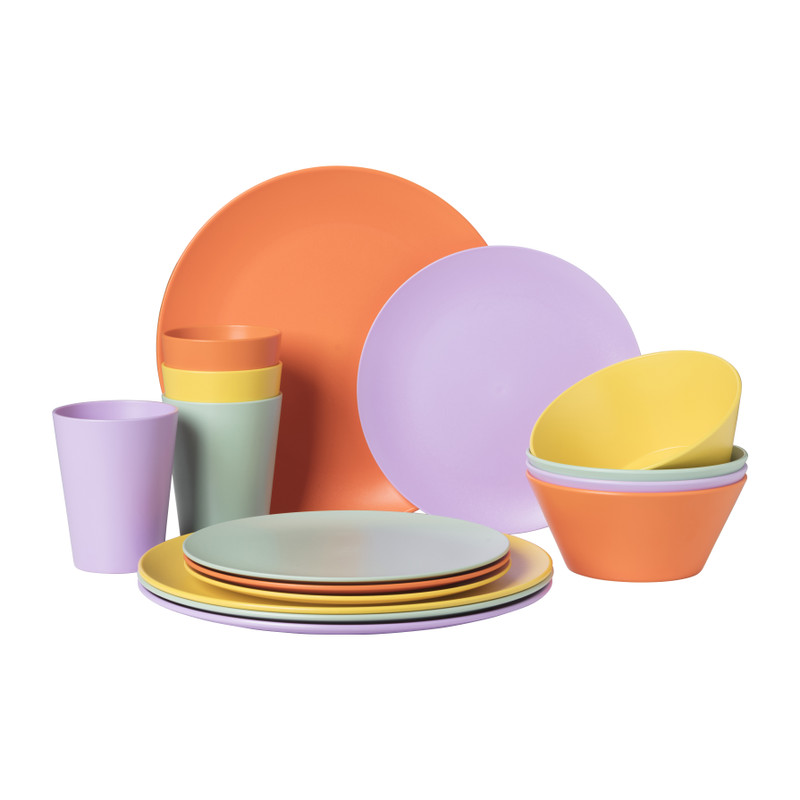 Dinerbord Lagoa - geel - ø25.4x1.7 cm