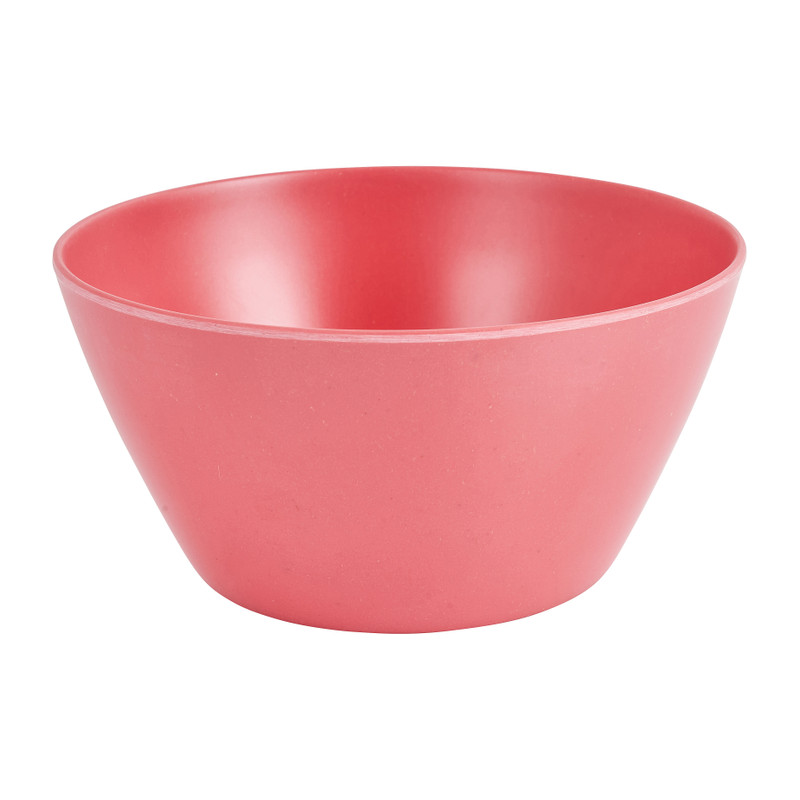 Schaaltje bamboe - rood - ø15x7 cm