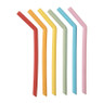Siliconen rietjes - set van 6