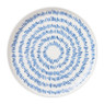Dinerbord Santorini gestreept - wit/blauw - ø25,2 cm