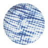 Dinerbord Santorini tie dye - wit/blauw - ø25,2 cm