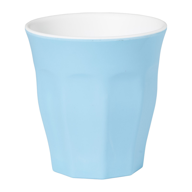 Beker duotone - blauw - 295 ml 