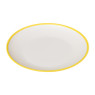 Ontbijtbord duotone - geel - ø23 cm 