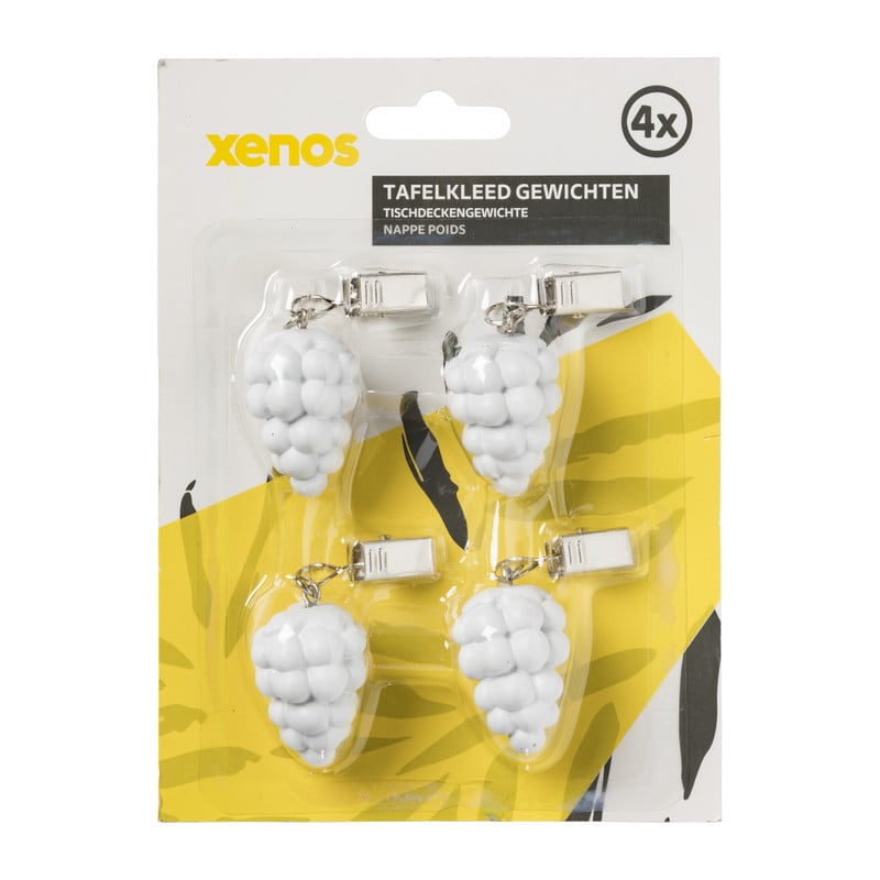 Tafelkleed gewichten druif - set van 4