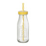 Mason jar country style - geel - 300 ml