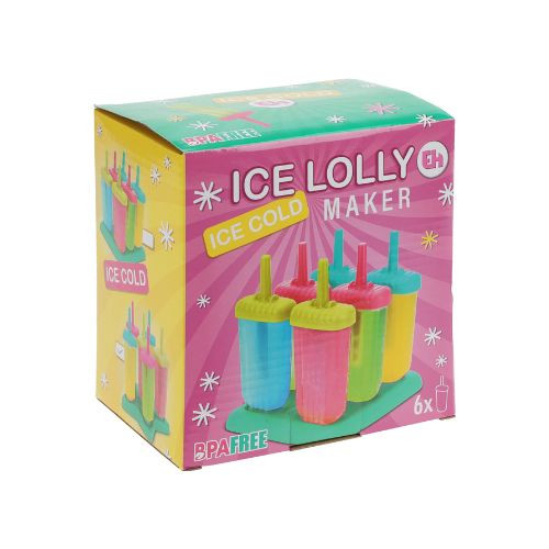 IJslolly maker - diverse varianten - set van 6
