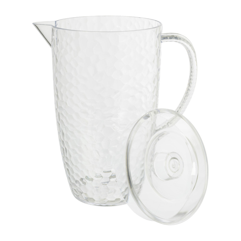 Schenkkan dots - transparant - 1.9 liter