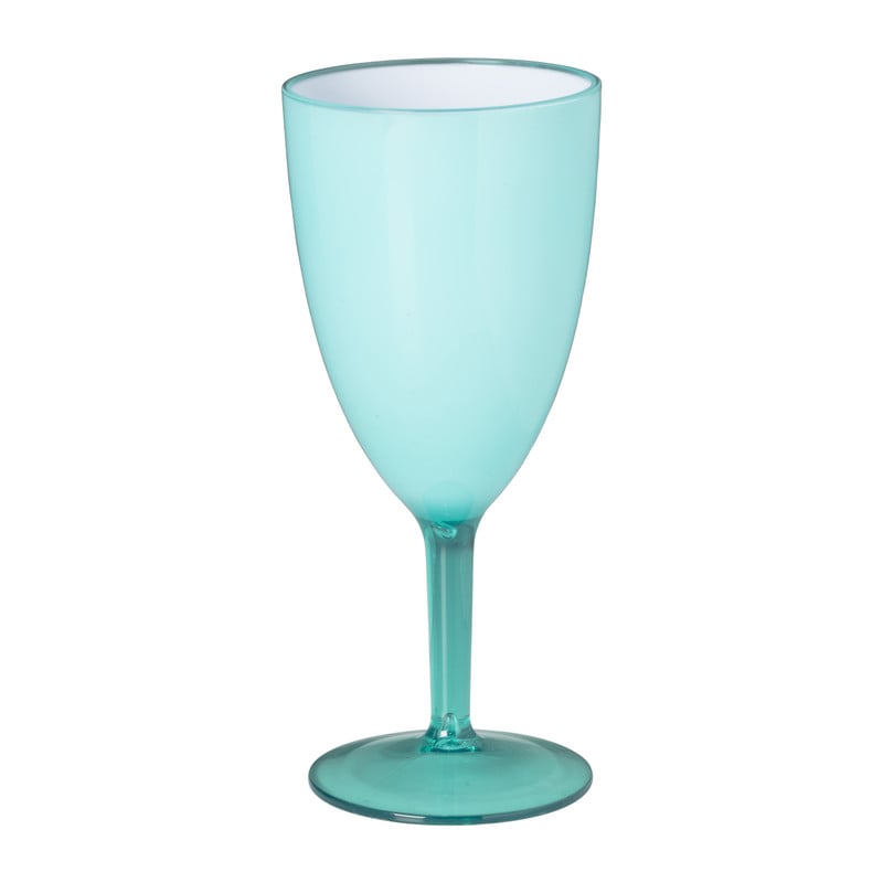 Wijnglas Miami Ice blauw 300 ml