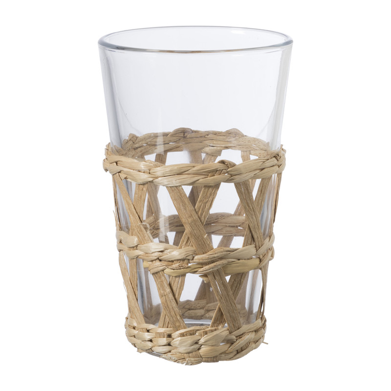 Sapglas met riet - 300 ml