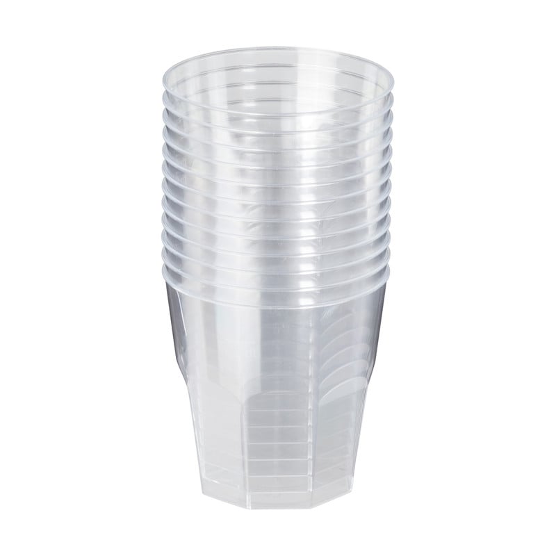 Viskeus Ontleden Grootte Plastic glazen - 160 ml - set van 12 | Xenos