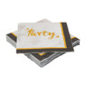 Wegwerp servetten party - 25 cm  - 16 stuks