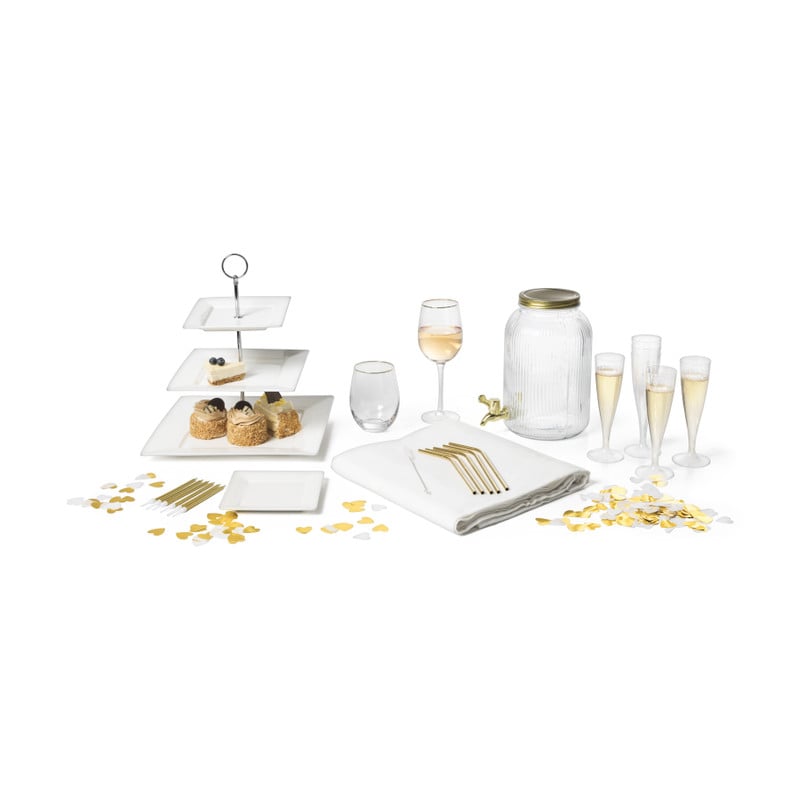 Wegwerp champagneglazen - 6 stuks