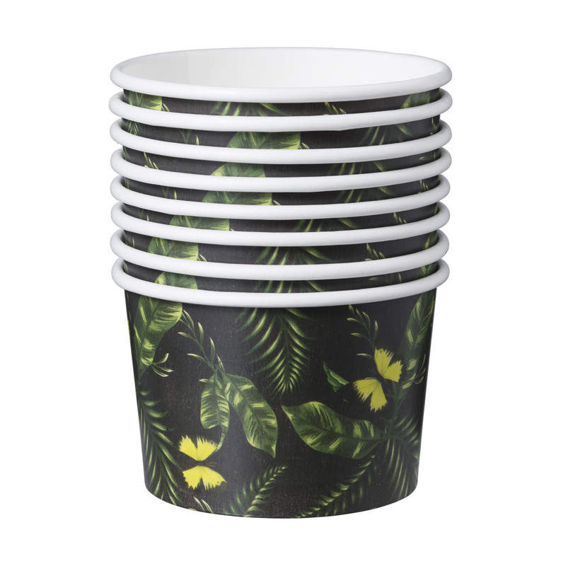 Snack cup orchidee - set van 8