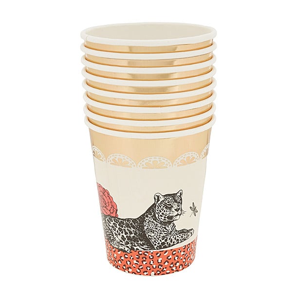 Papieren bekers bloom -  set van 8